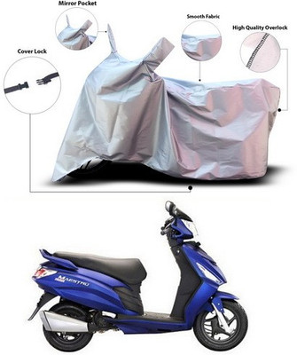 ANTHUB Waterproof Two Wheeler Cover for Hero(Maestro Edge, Silver)