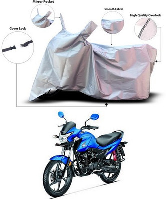 ANTHUB Waterproof Two Wheeler Cover for Honda(Livo, Silver)