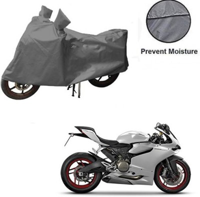 RPSENTTERPR Waterproof Two Wheeler Cover for Ducati(899 Panigale, Grey)