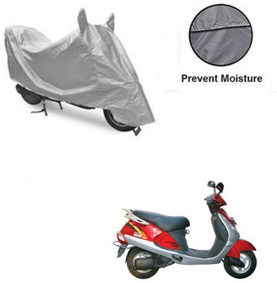 RPSENTTERPR Waterproof Two Wheeler Cover for Kinetic(Nova, Silver)
