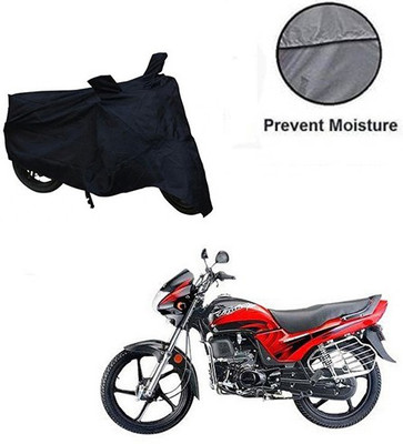 Mdstar Waterproof Two Wheeler Cover for Honda(Passion Plus, Black)