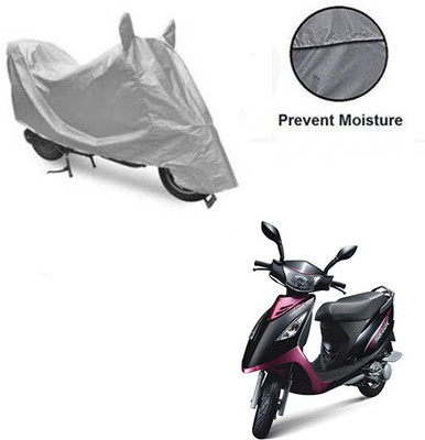 RPSENTTERPR Waterproof Two Wheeler Cover for TVS(Scooty Streak, Silver)