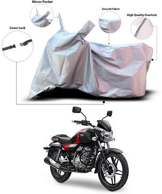 ANTHUB Waterproof Two Wheeler Cover for Bajaj(V15, Silver)
