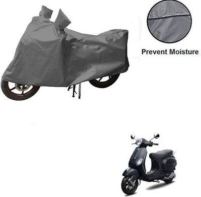 RPSENTTERPR Waterproof Two Wheeler Cover for Piaggio(Vespa LX, Grey)