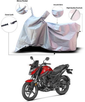 ANTHUB Waterproof Two Wheeler Cover for Honda(X-Blade, Silver)