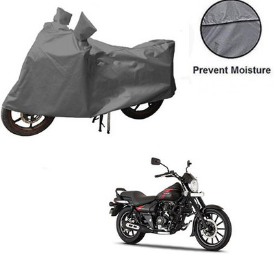 MOTOWORLD Waterproof Two Wheeler Cover for Bajaj(Avenger 220 Street, Grey)