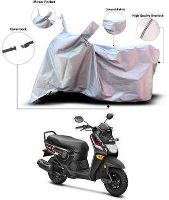 ANTHUB Waterproof Two Wheeler Cover for Honda(Cliq, Silver)
