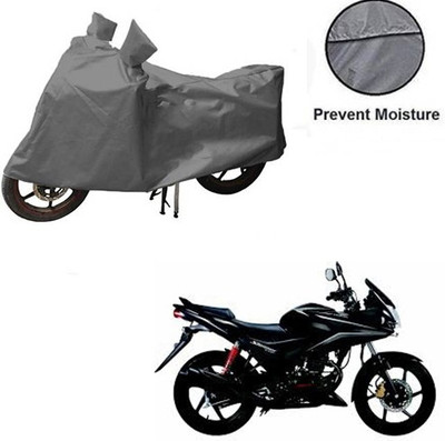 MOTOWORLD Waterproof Two Wheeler Cover for Honda(CBF Stunner, Grey)