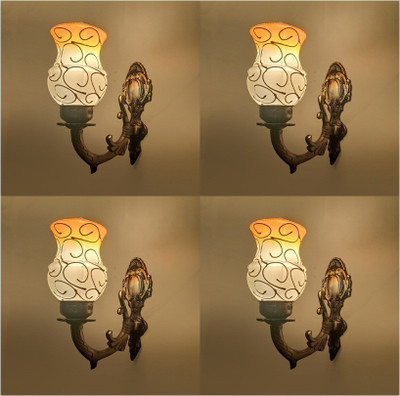 PR Prashant Uplight Wall Lamp Without Bulb(Pack of 4)