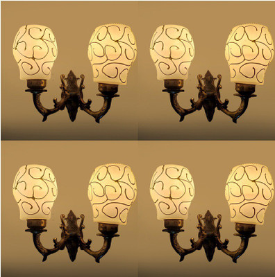 PR Prashant Uplight Wall Lamp Without Bulb(Pack of 4)