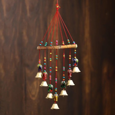Vijendar Collection Casul Wooden Decorative Bell(Brown, Pack of 1)