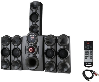 X9X HI BASS DJ SOUND SYSTEM 9500 W 778 JUMBO GREY 9 W Bluetooth Home Theatre(Grey, 5.1 Channel)