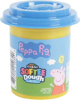 Peppa Pig Softee Dough Single Tub - Blue