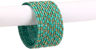 1st Time Stone Crystal Bangle Set(Pack of 12)