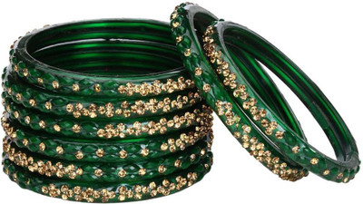 1st Time Glass Bangle Set(Pack of 8)
