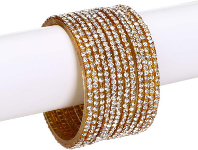1st Time Stone Crystal Bangle Set(Pack of 12)
