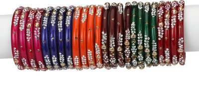 1st Time Stone Bangle Set(Pack of 10)