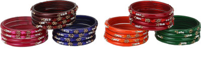 1st Time Stone Bangle Set(Pack of 10)