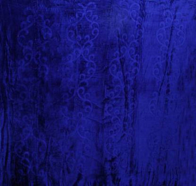 AUBORON Damask Double Mink Blanket for  Heavy Winter(Microfiber, Blue)