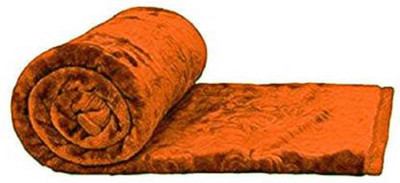 AUBORON Damask Double Mink Blanket for  Heavy Winter(Woollen Blend, Gold)