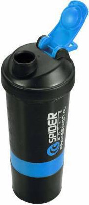 sportioz 500 ml Plastic Shaker(Pack of 1, Blue)