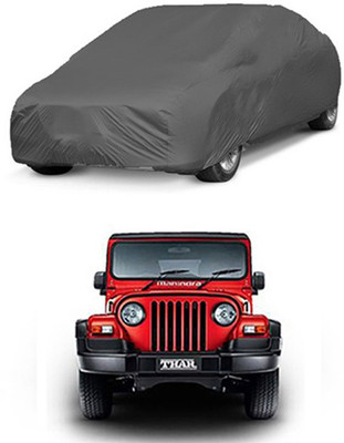 Z Tech Car Cover For Mahindra Universal For Car (Without Mirror Pockets)(Grey)