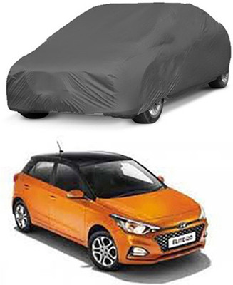 Z Tech Car Cover For Hyundai Elite i20 (Without Mirror Pockets)(Grey)