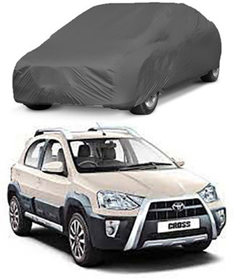 Z Tech Car Cover For Toyota Etios Cross (Without Mirror Pockets)(Grey)