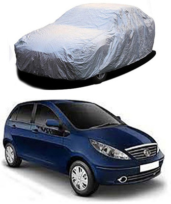 Z Tech Car Cover For Tata Indica Vista (Without Mirror Pockets)(Silver)