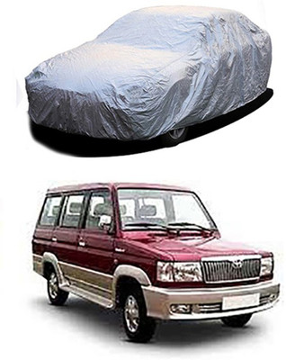 Z Tech Car Cover For Toyota Qualis (Without Mirror Pockets)(Silver)