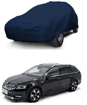 YOGE Car Cover For Skoda Octavia Combi (Without Mirror Pockets)(Blue)