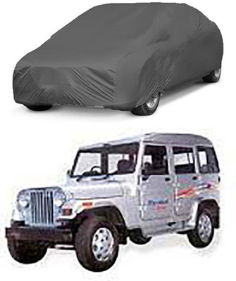 Z Tech Car Cover For Mahindra Marshal (Without Mirror Pockets)(Grey)