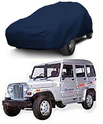 Z Tech Car Cover For Mahindra Marshal (Without Mirror Pockets)(Blue)