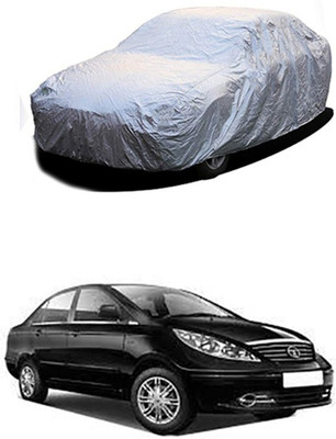 Z Tech Car Cover For Tata Manza (Without Mirror Pockets)(Silver)