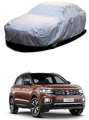 Z Tech Car Cover For Volkswagen Universal For Car (Without Mirror Pockets)(Silver)