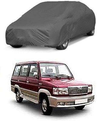 Z Tech Car Cover For Toyota Qualis (Without Mirror Pockets)(Grey)