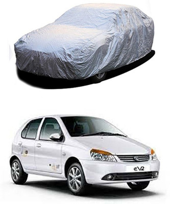 Z Tech Car Cover For Tata Indica eV2 (Without Mirror Pockets)(Silver)