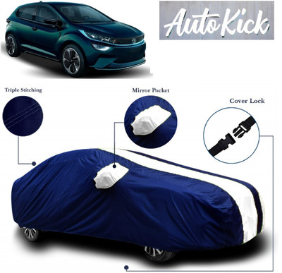 AutoKick Car Cover For Tata Altroz EV (With Mirror Pockets)(Multicolor)