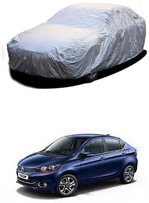 Z Tech Car Cover For Tata Tigor (Without Mirror Pockets)(Silver)