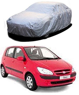 Z Tech Car Cover For Hyundai Getz Prime (Without Mirror Pockets)(Silver)