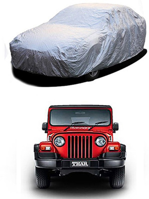 Z Tech Car Cover For Mahindra Universal For Car (Without Mirror Pockets)(Silver)