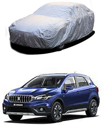 Z Tech Car Cover For Maruti Suzuki S-Cross (Without Mirror Pockets)(Silver)