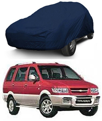 Z Tech Car Cover For Chevrolet Tavera (Without Mirror Pockets)(Blue)