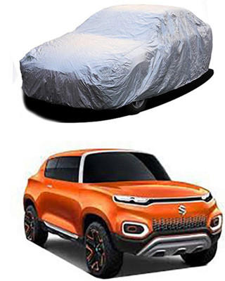 Z Tech Car Cover For Maruti Suzuki Universal For Car (Without Mirror Pockets)(Silver)