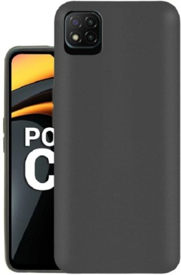NEXZONE Back Cover for POCO C3/XIAOMI POCO C3/REDMI 9C(Black, Grip Case, Silicon, Pack of: 1)