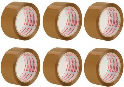 KRISHZONE Single Sided NA Cello Tape (Manual)(Brown)