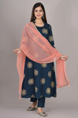 The Style Story Women Kurta Pant Dupatta Set