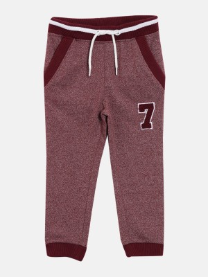 3Pin Track Pant For Boys(Maroon, Pack of 1)