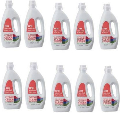 IFB FRONT LOADER LIQUID DETERGENT OF 10 LITER ( 10 BOTTLES Multi-Fragrance Liquid Detergent (10 x 1 L) Multi-Fragrance Liquid Detergent(10 x 1000 ml)