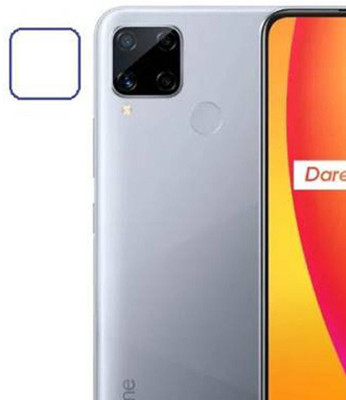 HIRDESH Back Camera Lens Glass Protector for REALME C15(Pack of: 1)